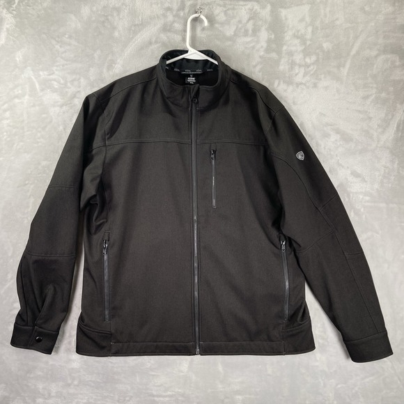 KUHL Impakt Jacket men's XXL Full Zip Softshell Grid Fleece Wind Water Resistant